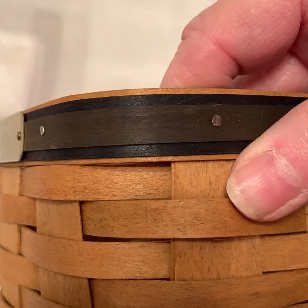Longaberger 2003 Collector’s Club Gathering Basket Set